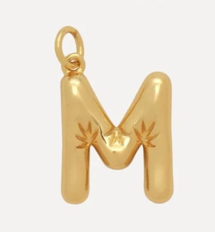 Balloon Letter M Gold