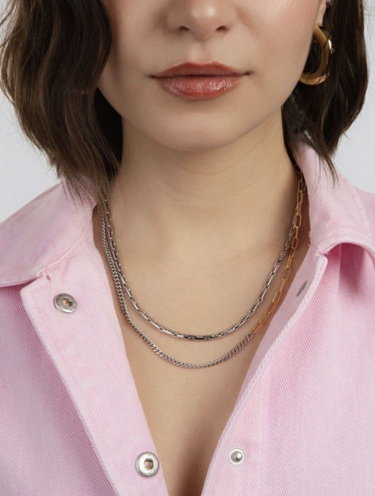 Rana linked snake Silver