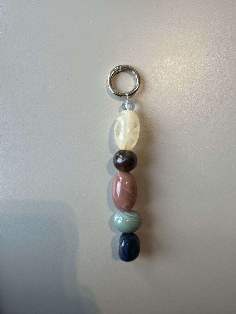bag charm stones 3 multi