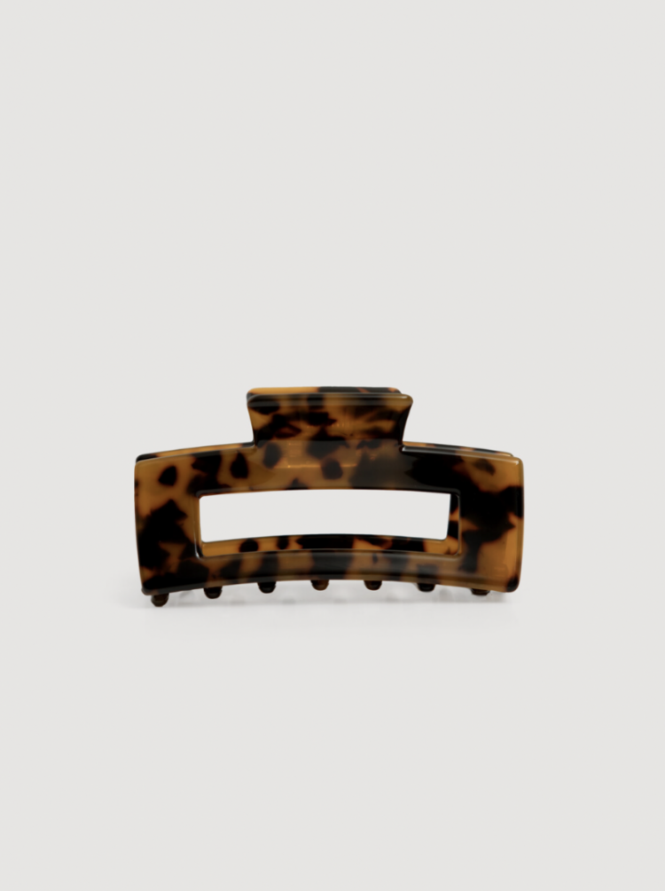 Haarspeld Rechthoekig M Dark tortue