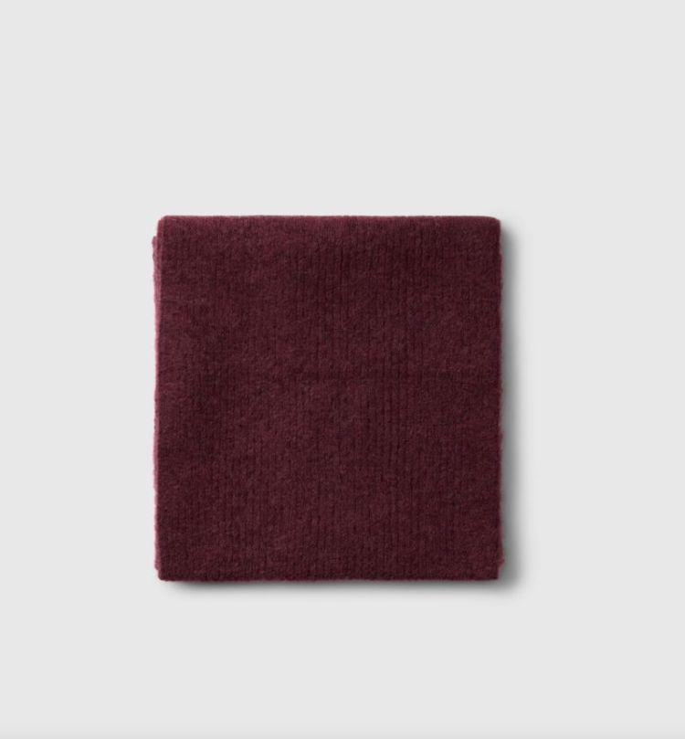 SLFLULU WOOLBLEND NARROW KNIT  Tawny port 