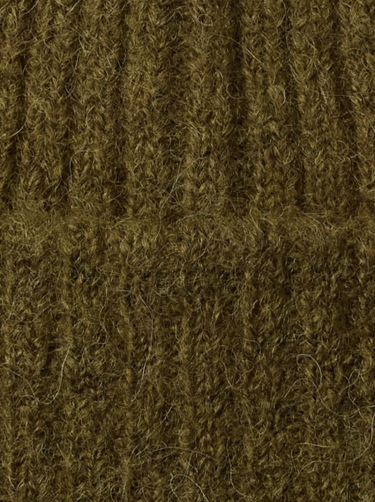 SLFLulu Wool Blend knit Beanie Fir green melan