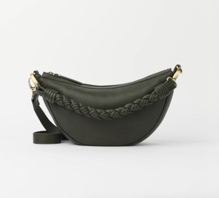 Leo twisted handle Moss green