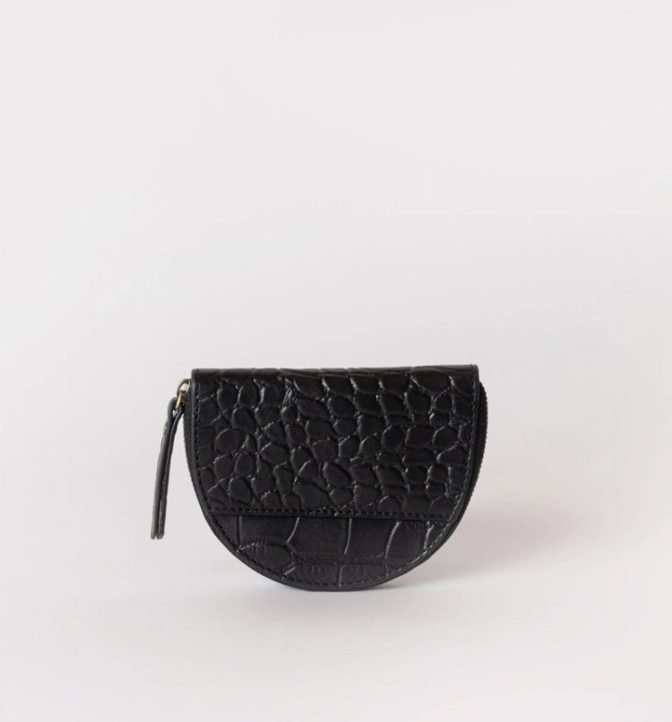 Laura Coin Purse Black Croco