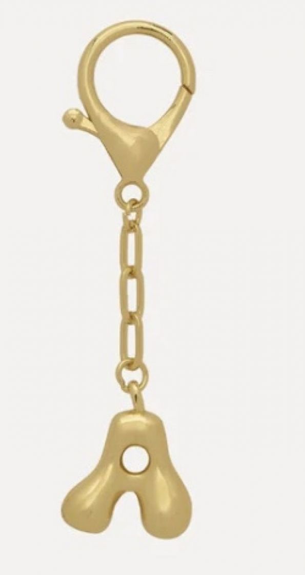 Sleutelhanger Balloon letter A Gold