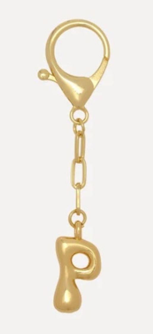 Sleutelhanger Balloon letter P Gold