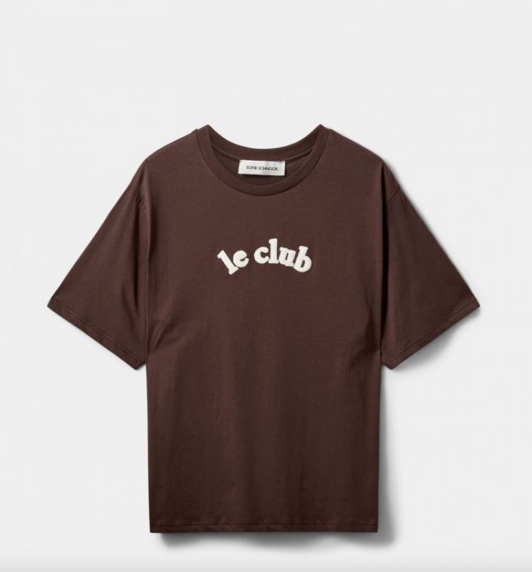 Maesw oversize t-shirt Dark brown