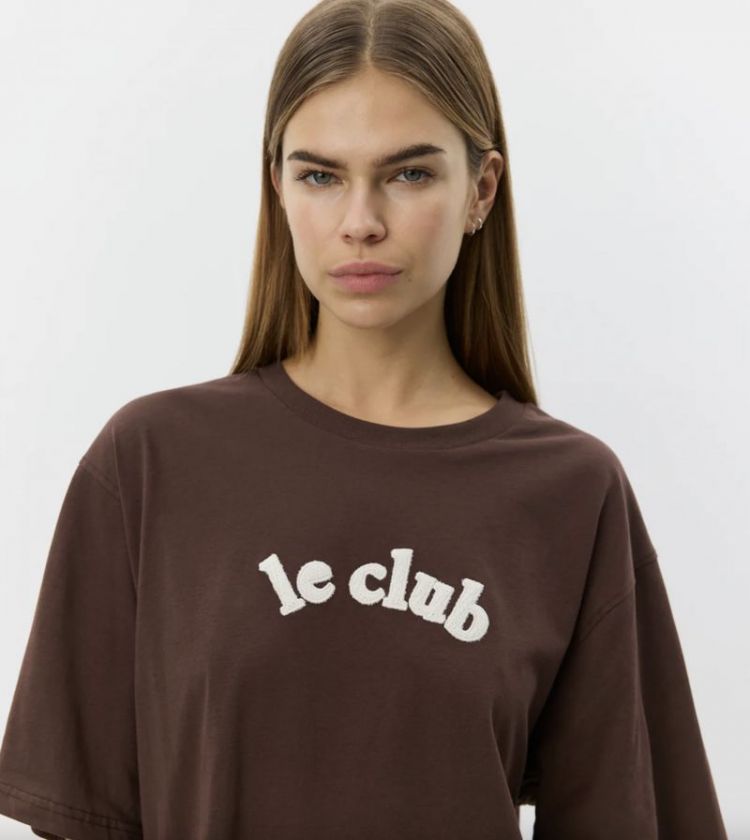 Maesw oversize t-shirt Dark brown