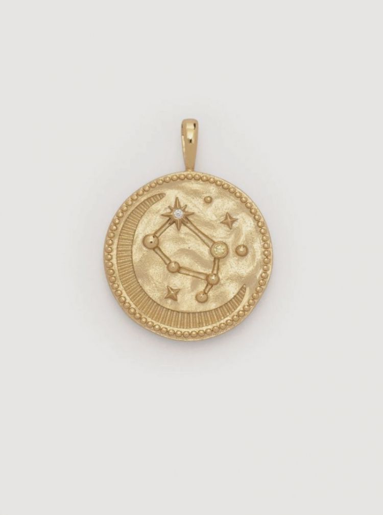 Hangertje zodiac tweelingen Gold