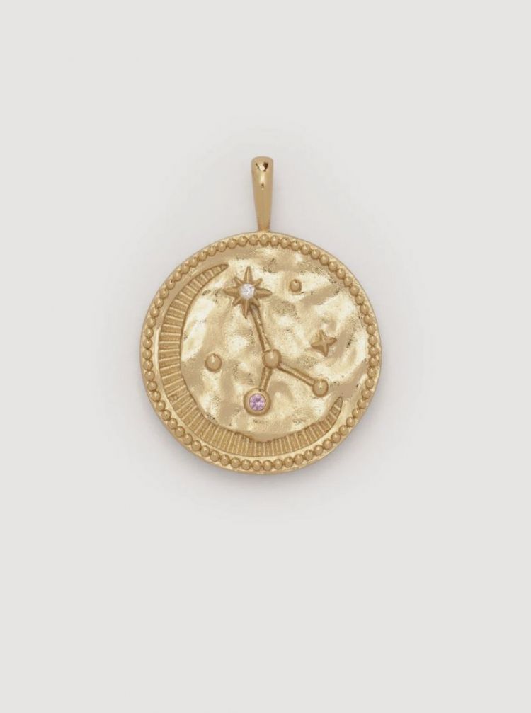 Hangertje zodiac kreeft Gold