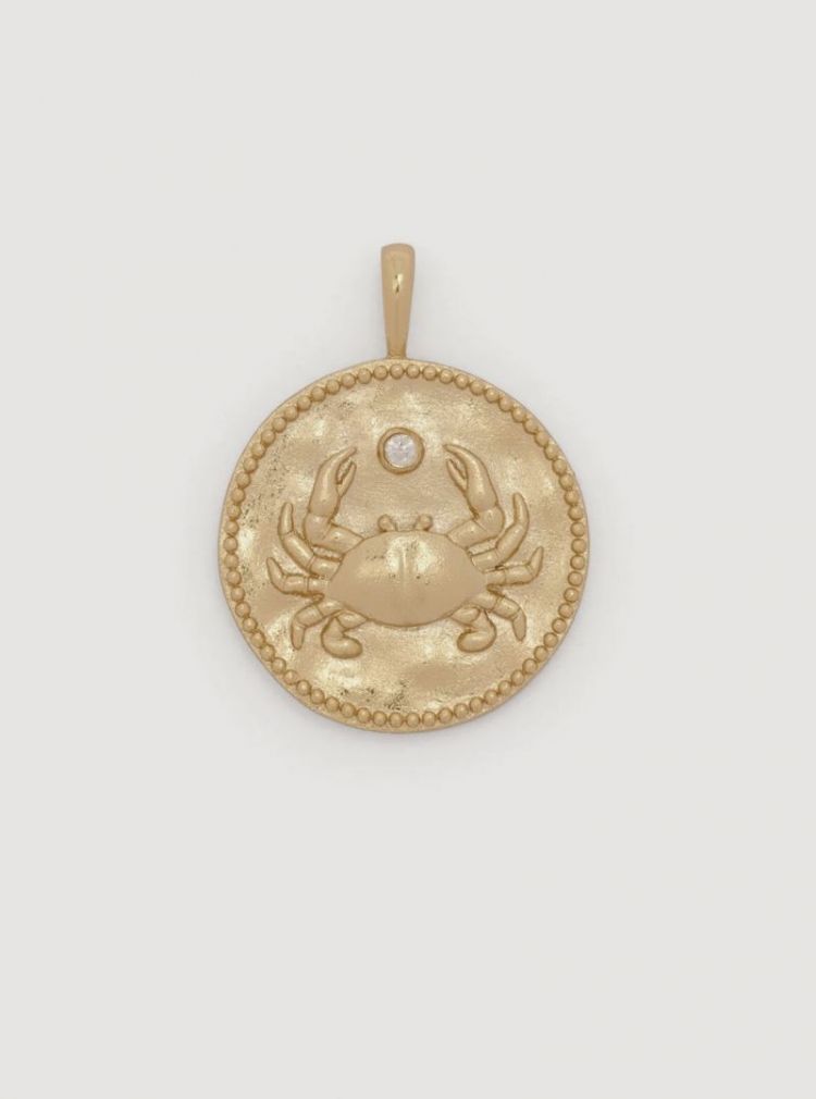 Hangertje zodiac kreeft Gold