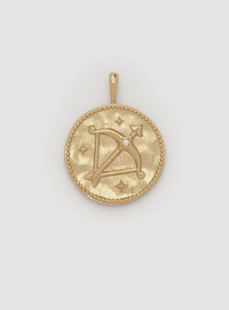 Hangertje zodiac boogschutter gold