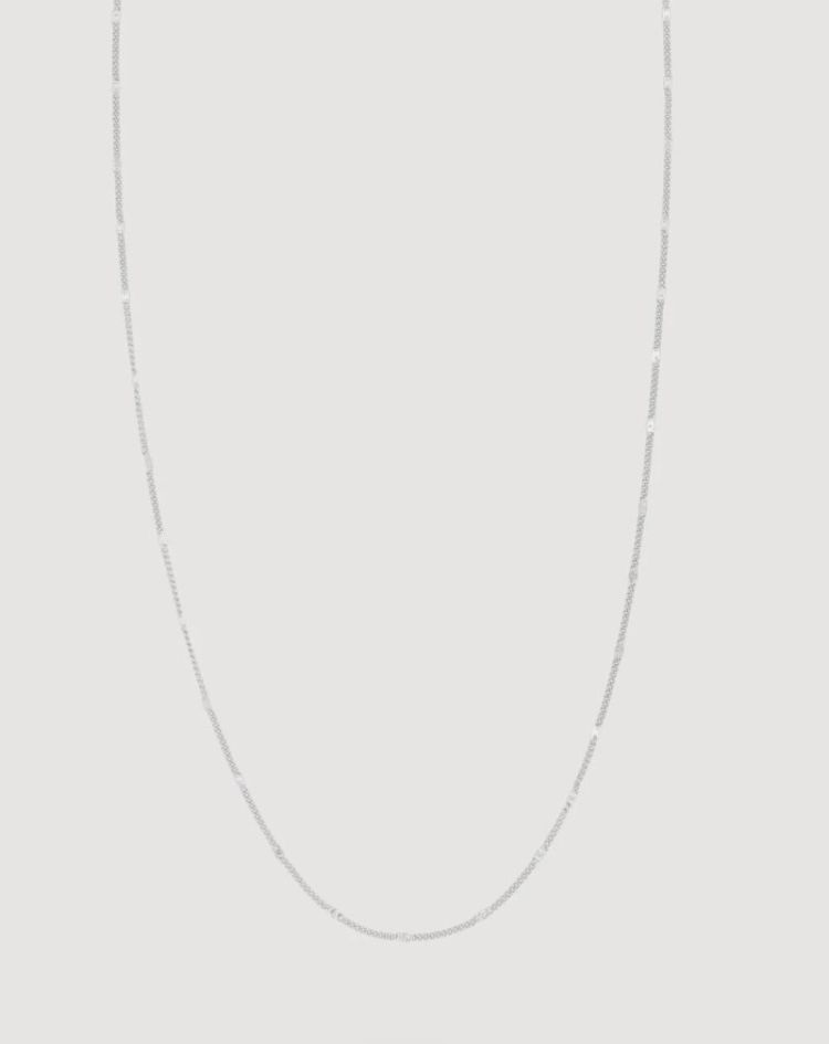 Charm necklace marine braids z silver