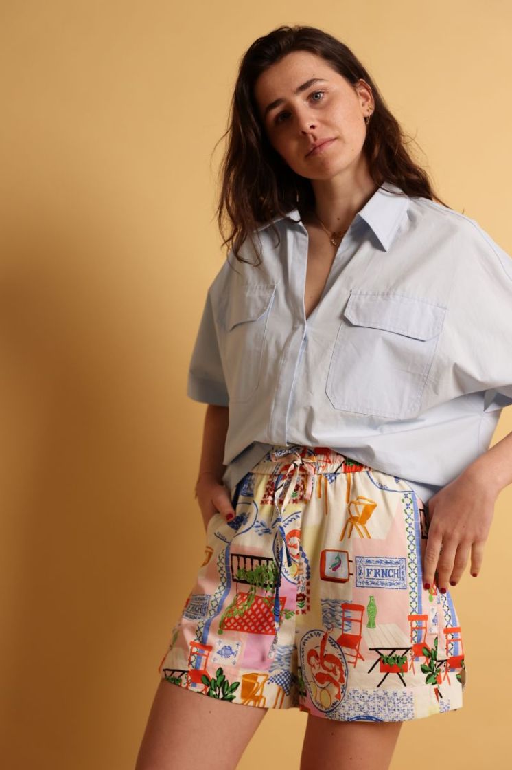 Lapis short Bord de leau