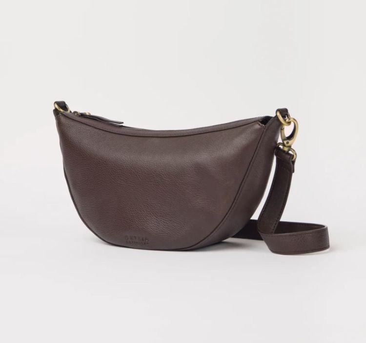 Leo soft grain leather chocolate
