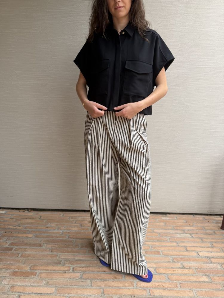 Garboiw pants Vanilla black s