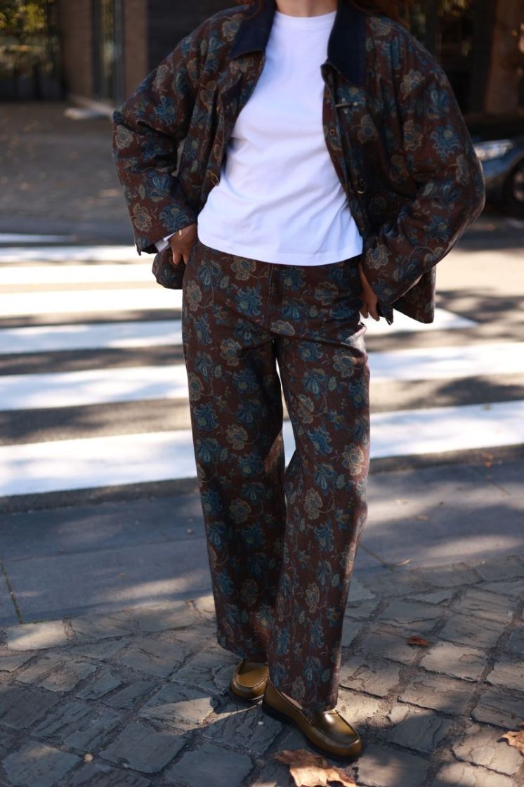 Pantalon motif Brown