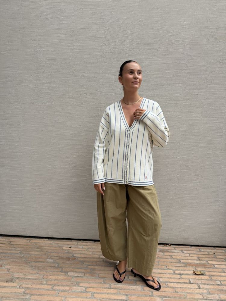 Pantalon ballon ceinture  Beige