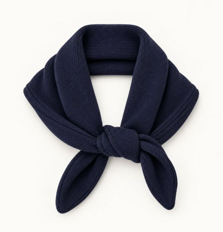 Triangle scarf  navy