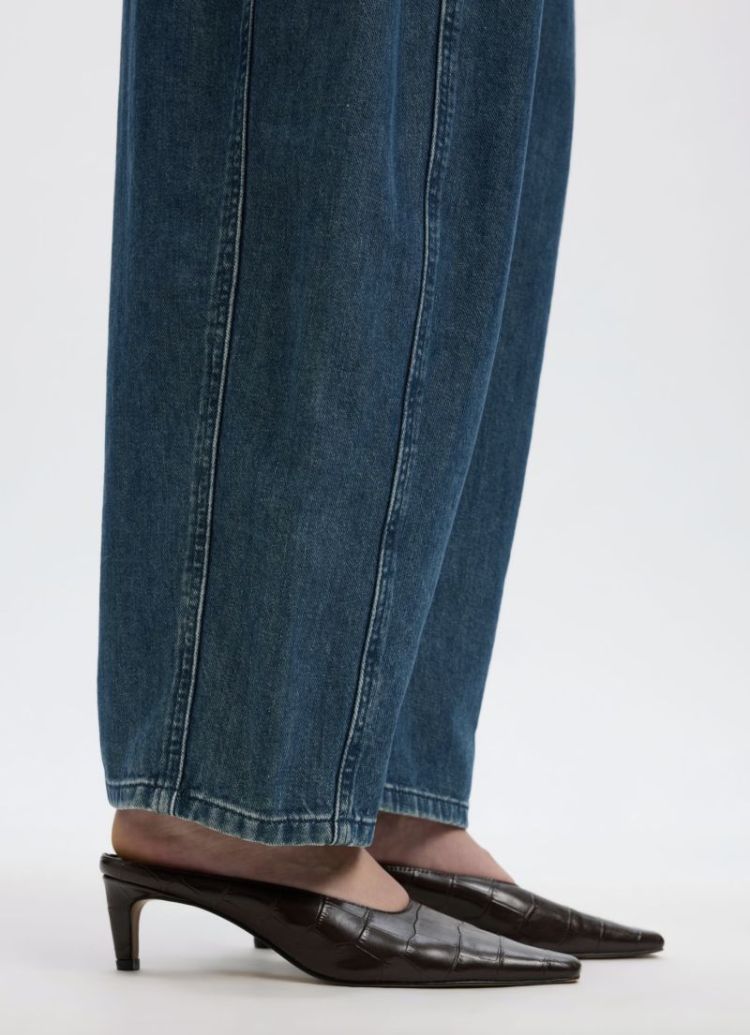 Slwbarrel relaxed bella hw jea Medium Blue Den