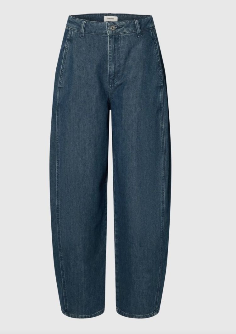 Slwbarrel relaxed bella hw jea Medium Blue Den