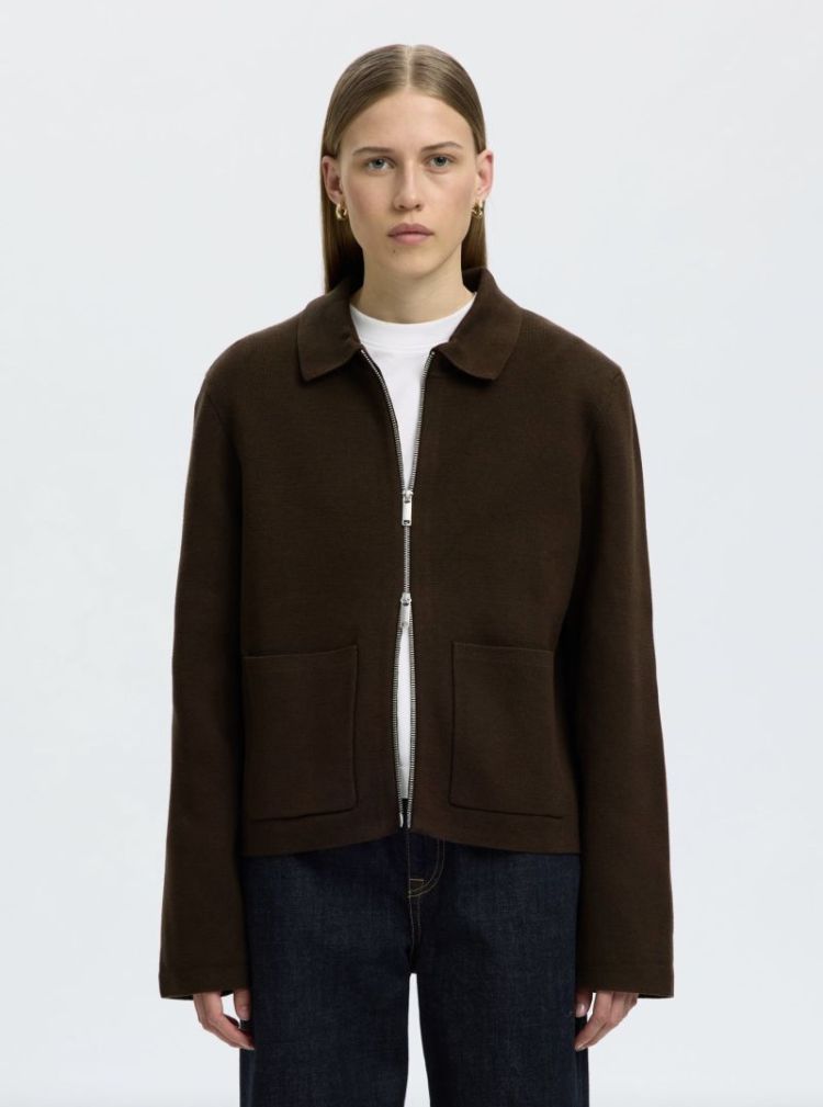 Slwmika LS knit cardigan Delicioso