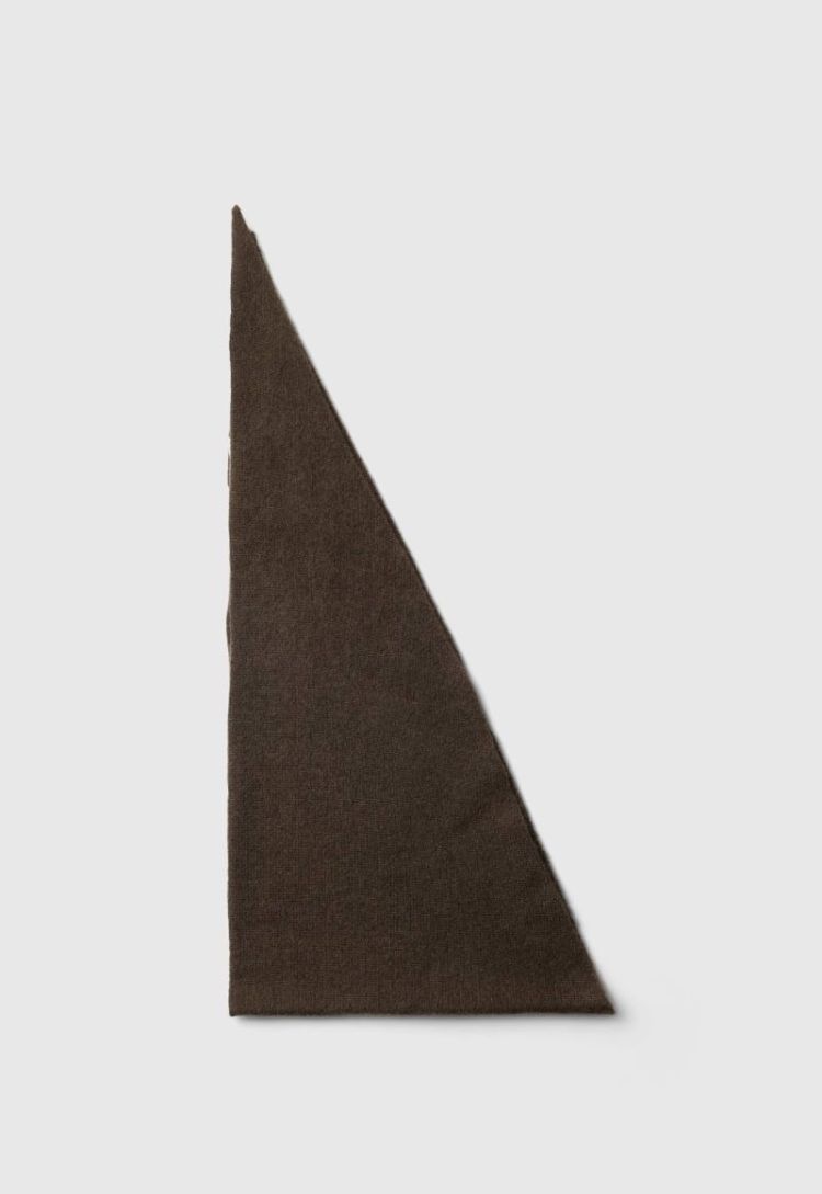 Slwmaria narrow cashmere scarf Chocolate chip 