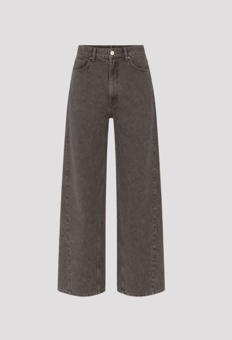 Nadine denim pants Brown chestnust