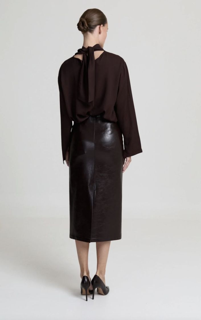 Emilia top brown