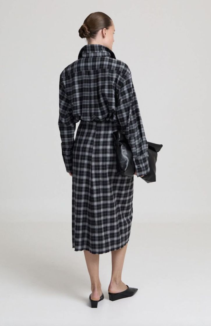 Alanis skirt Grey checked