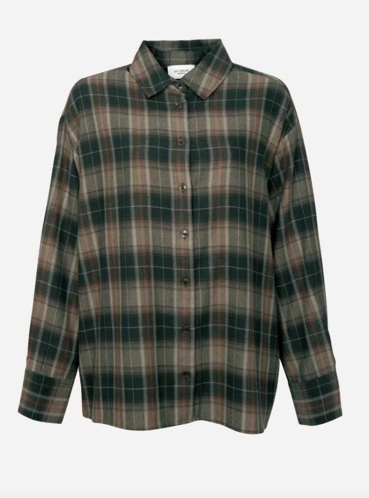 Loren flanel Check Green