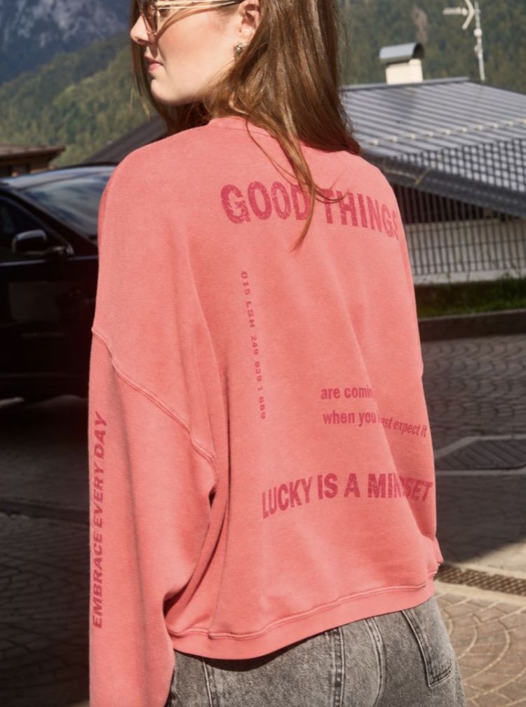 Emma sweater Coral