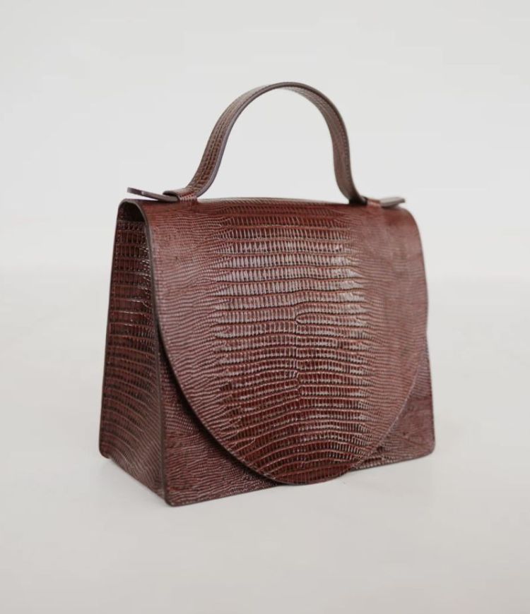 Mini briefcase Amarone lizard