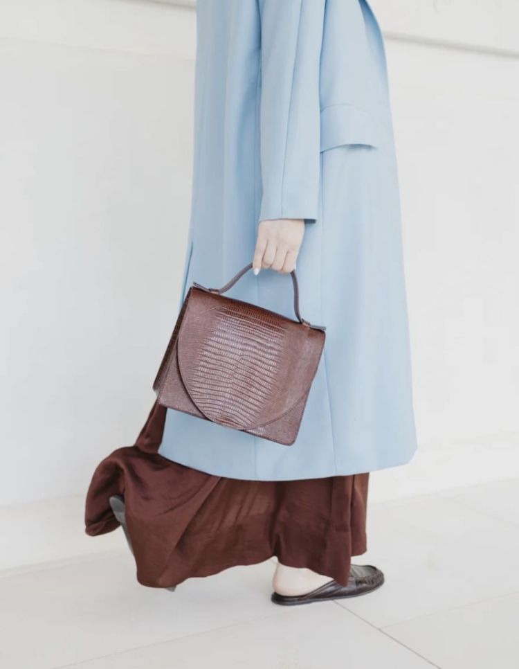Mini briefcase Amarone lizard